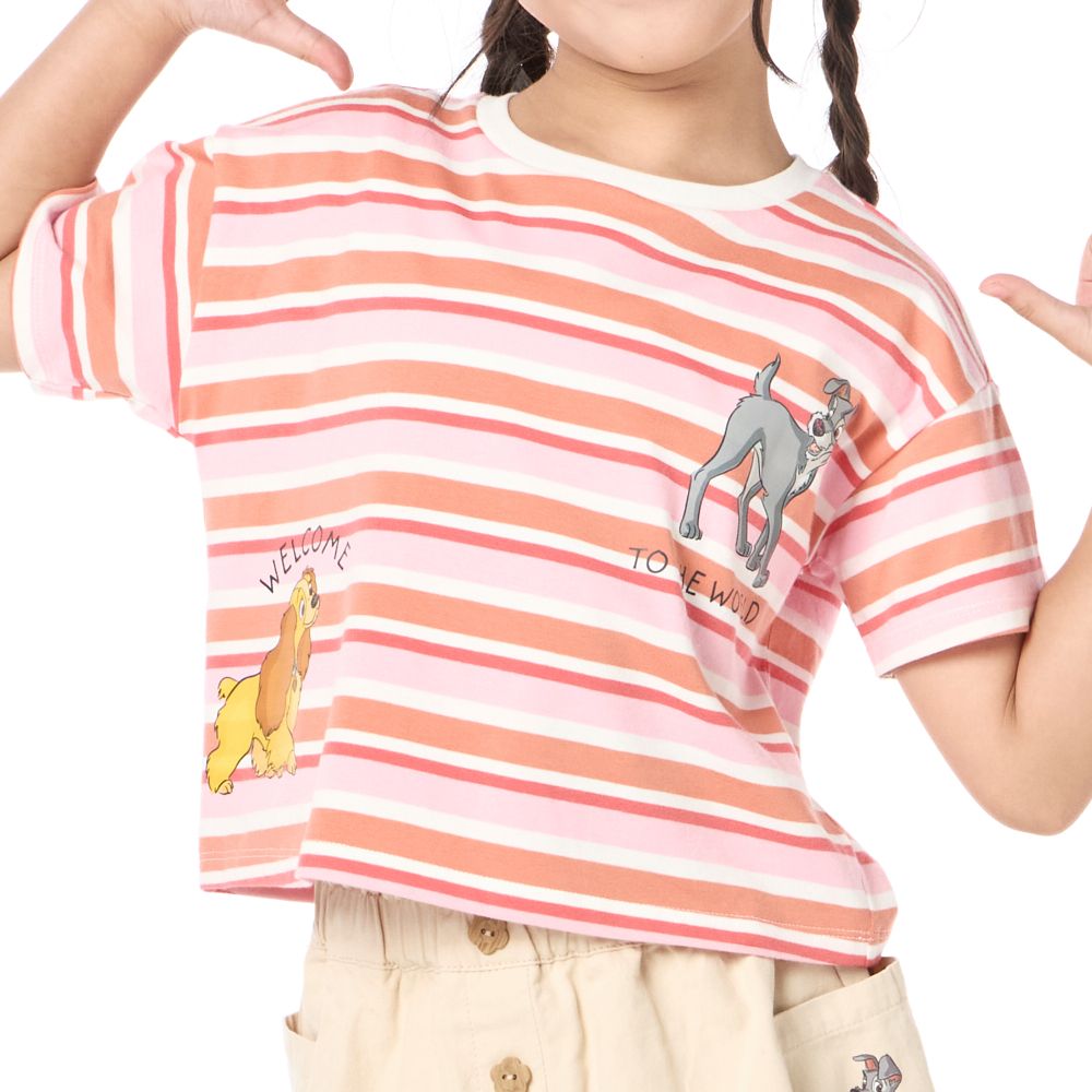 MESTYLE DISNEY เสื้อยืด เลดี้แอนด์เดอะแทรมป์ ไซส์ 9