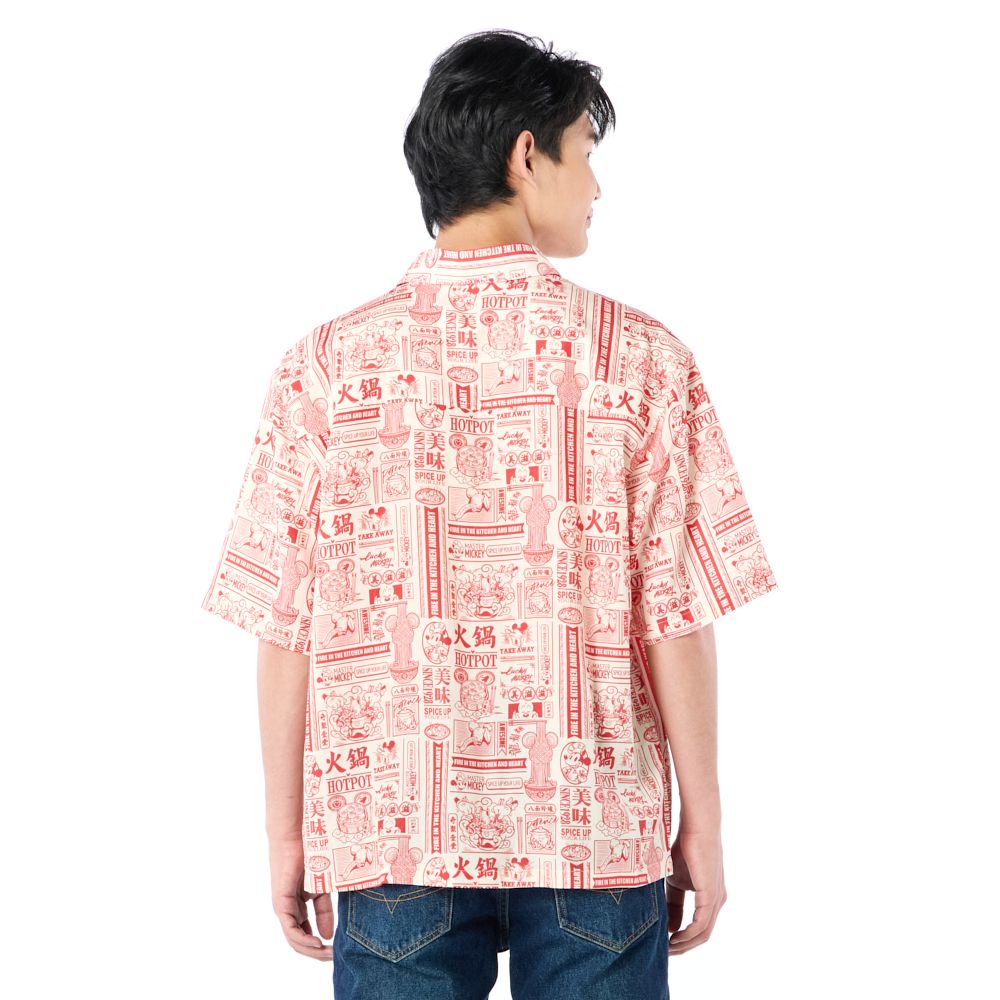 MESTYLE DISNEY เสื้อเชิ้ตตรุษจีนมิกกี้ สีเบจ ไซซ์ M