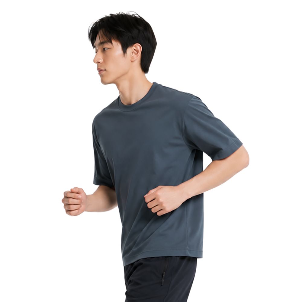 MESTYLE เสื้อกีฬาแขนสั้น สีเทา ไซซ์ M