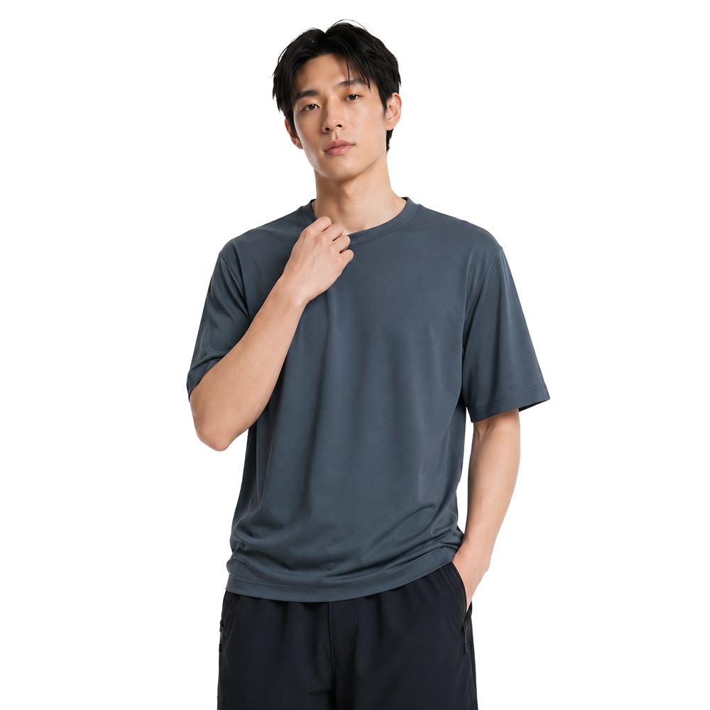 MESTYLE เสื้อกีฬาแขนสั้น สีเทา ไซซ์ M