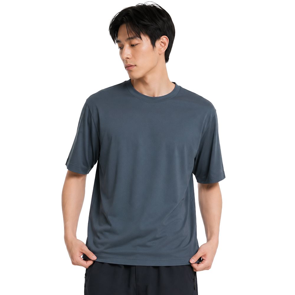MESTYLE เสื้อกีฬาแขนสั้น สีเทา ไซซ์ M