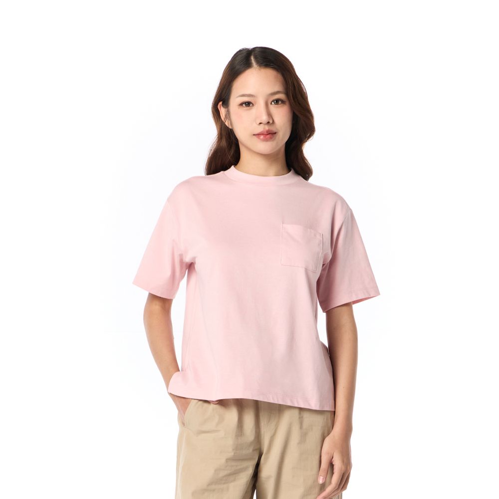 MESTYLE เสื้อยืด AIRLITE สีพื้น สีชมพู ไซซ์ L