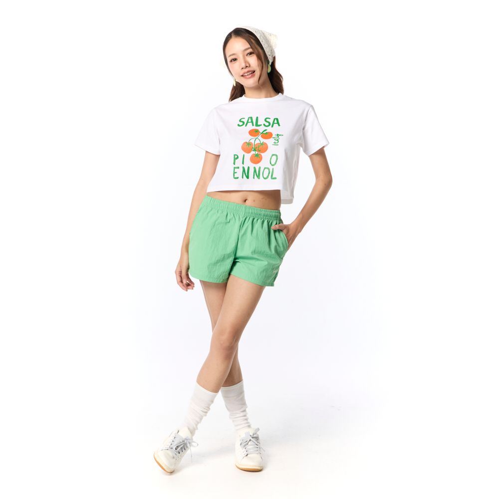 MESTYLE เสื้อยืดพิมพ์ลาย สีขาว ไซซ์ M