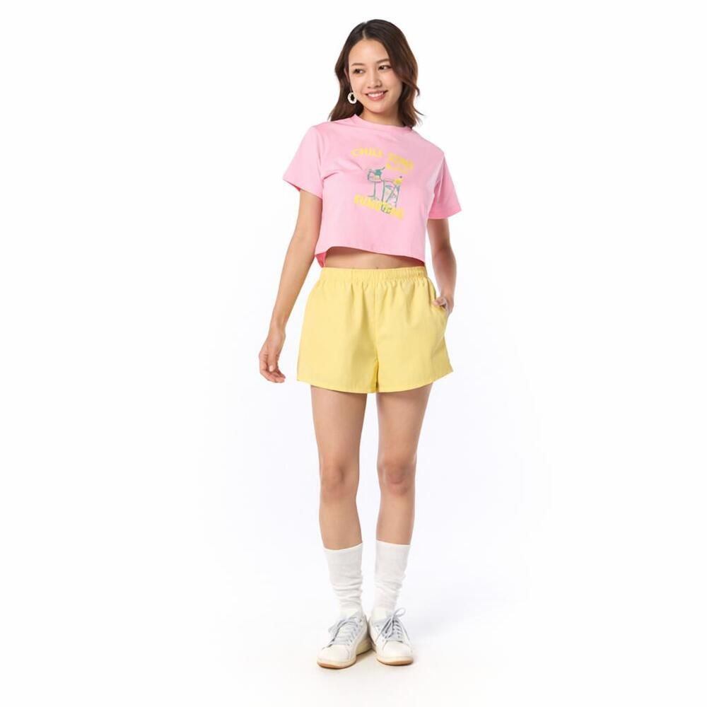 MESTYLE SOLID SHORTS YELLOW SIZE XL