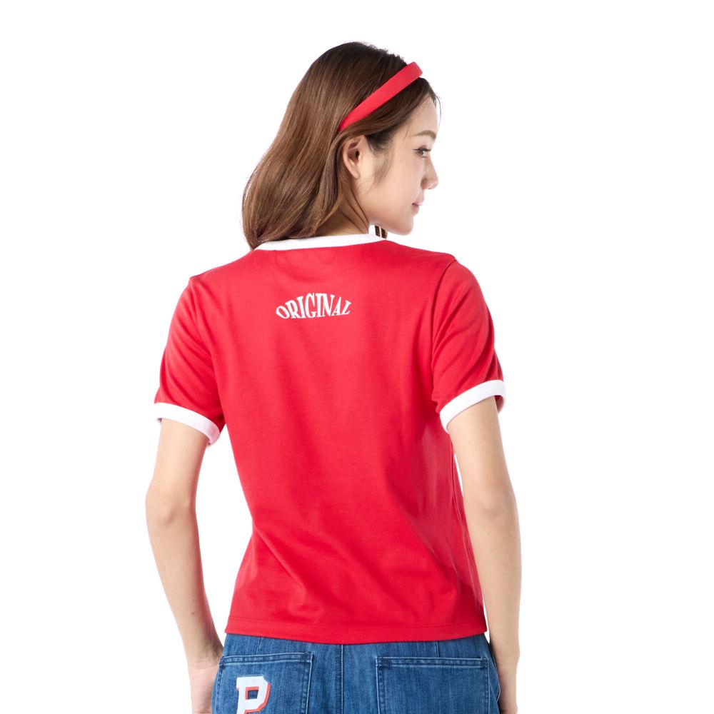 MESTYLE DISNEY เสื้อยืดพิมพ์ลาย ตรุษจีน สีแดง ไซซ์ L