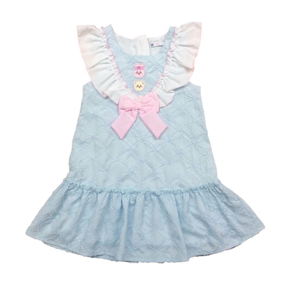 MESTYLE WOVEN DRESS JELLY BLUE SIZE 4