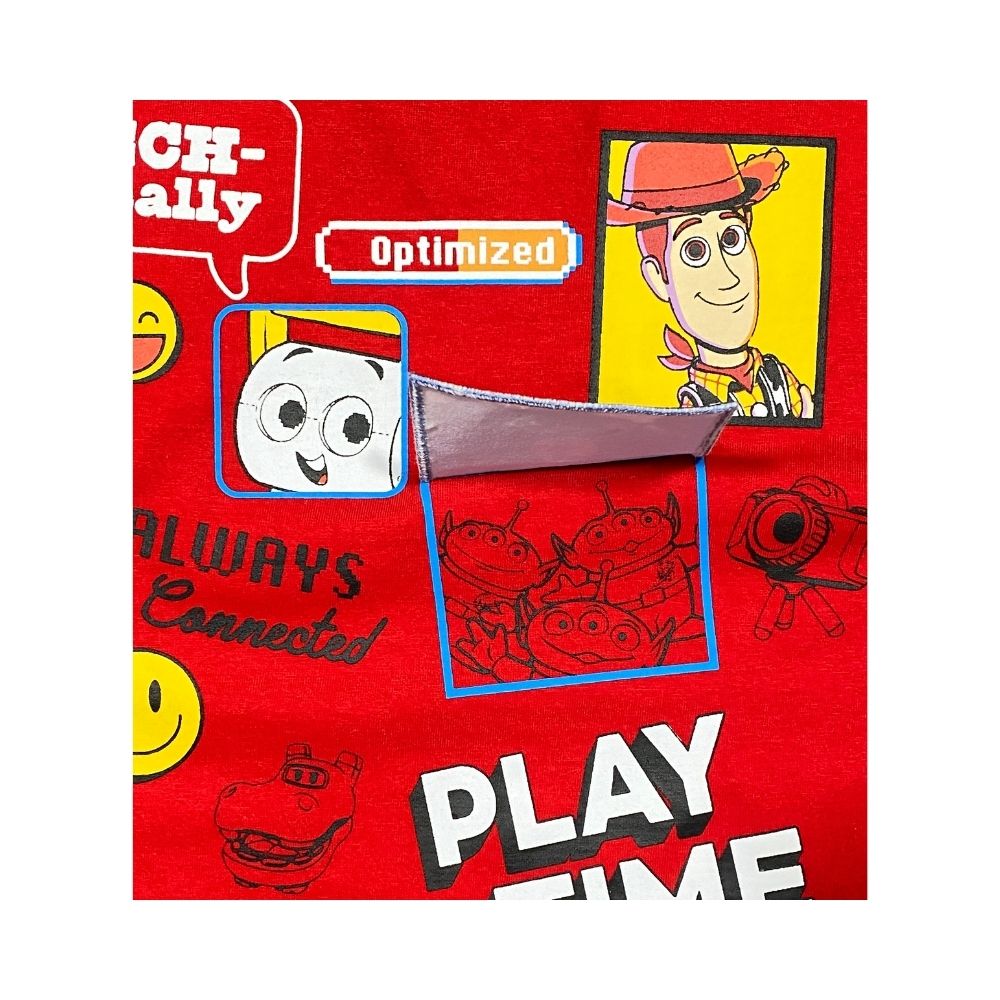 MESTYLE DISNEY เสื้อแขนสั้น TOY STORY สีแดง ไซซ์ 1