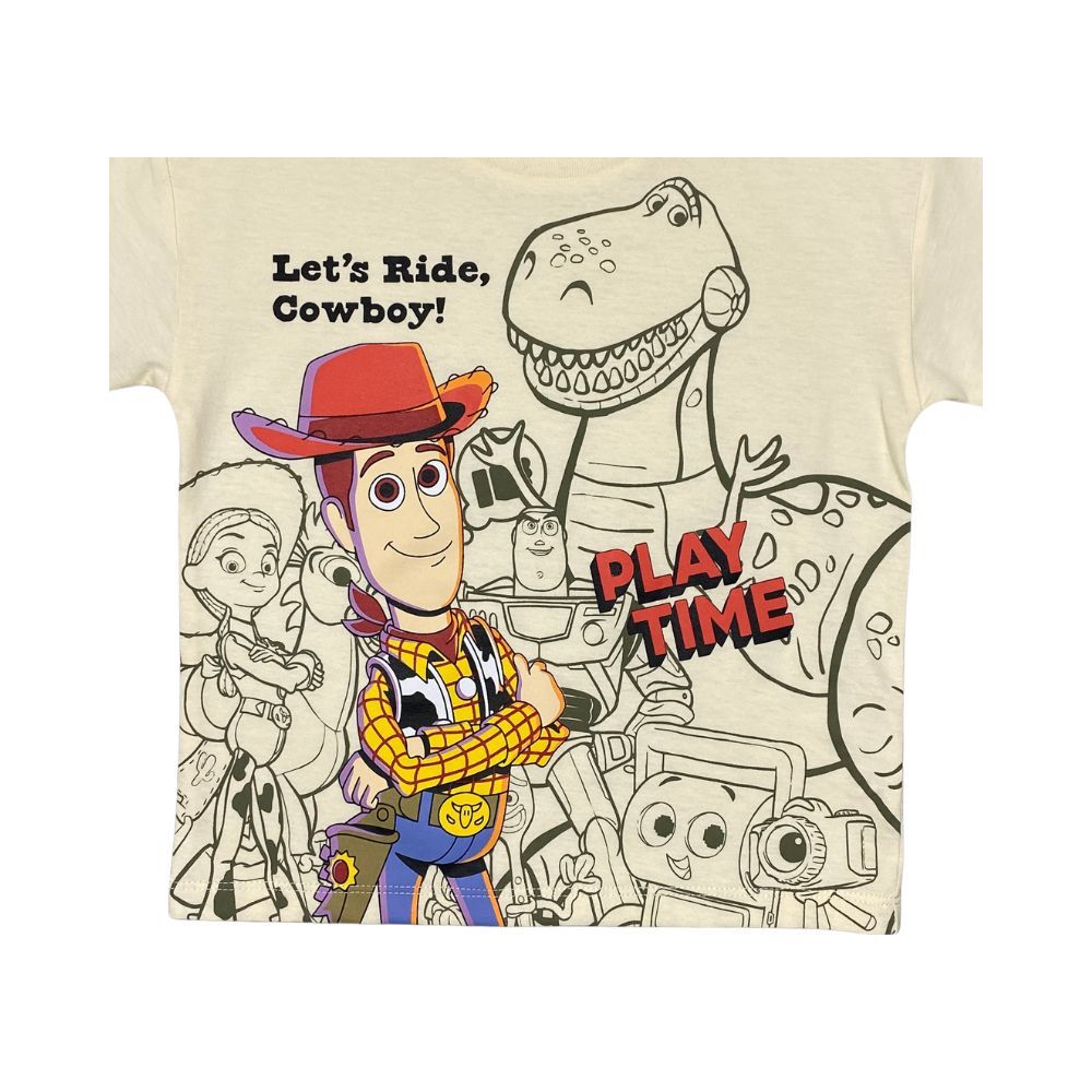 MESTYLE DISNEY เสื้อแขนสั้น TOY STORY สีครีม ไซซ์ 3