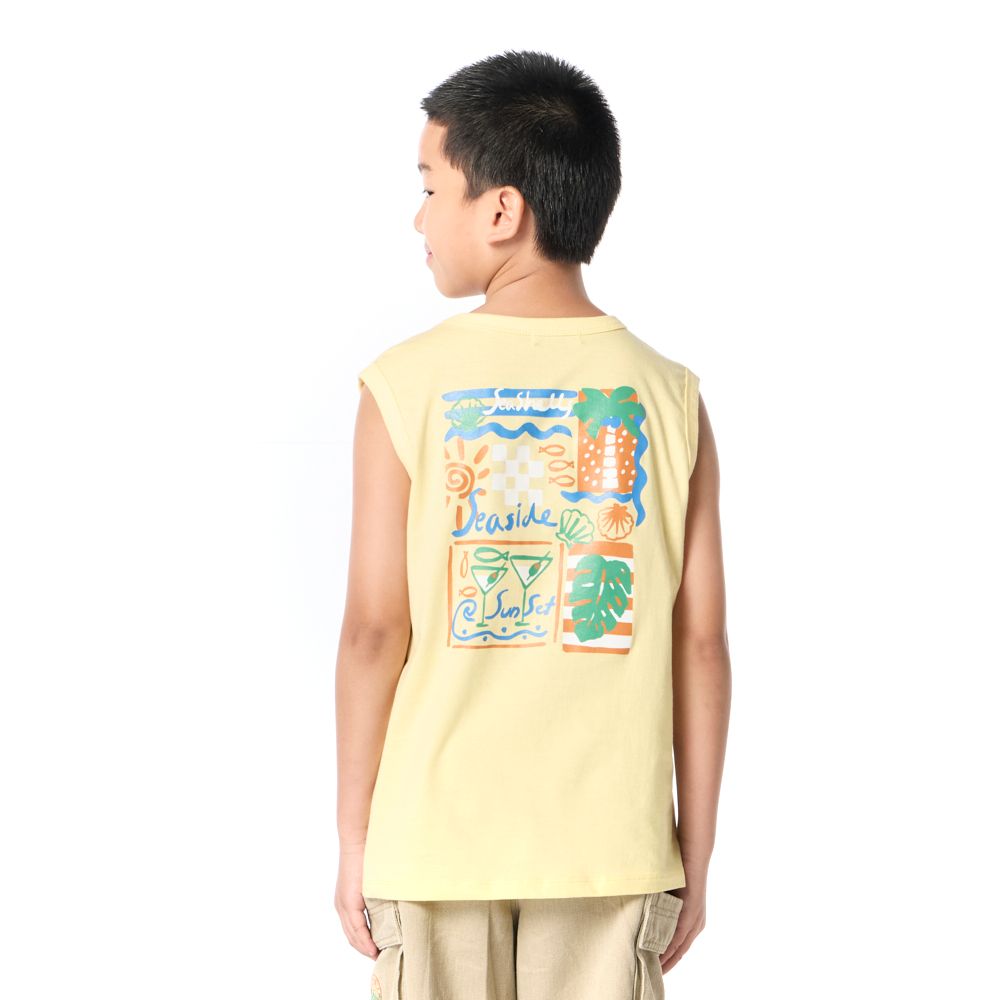 MESTYLE เสื้อกล้าม FESTIVE สีเหลือง ไซซ์ 9