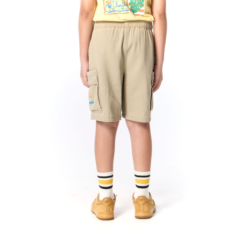 MESTYLE SHORTS WOVEN FESTIVE BROWN SIZE 7