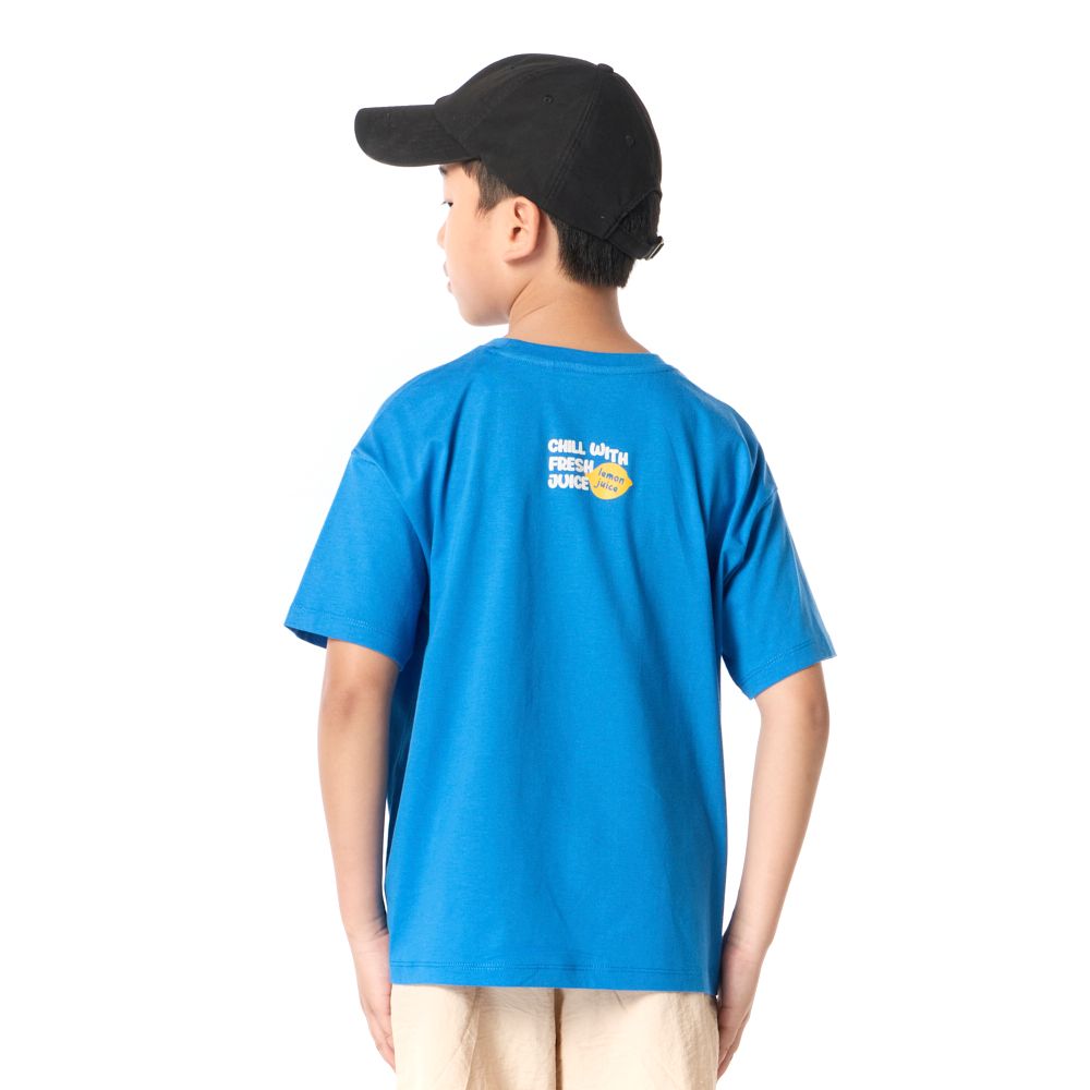 MESTYLE เสื้อแขนสั้น SUMMER สีน้ำเงิน ไซซ์ 5