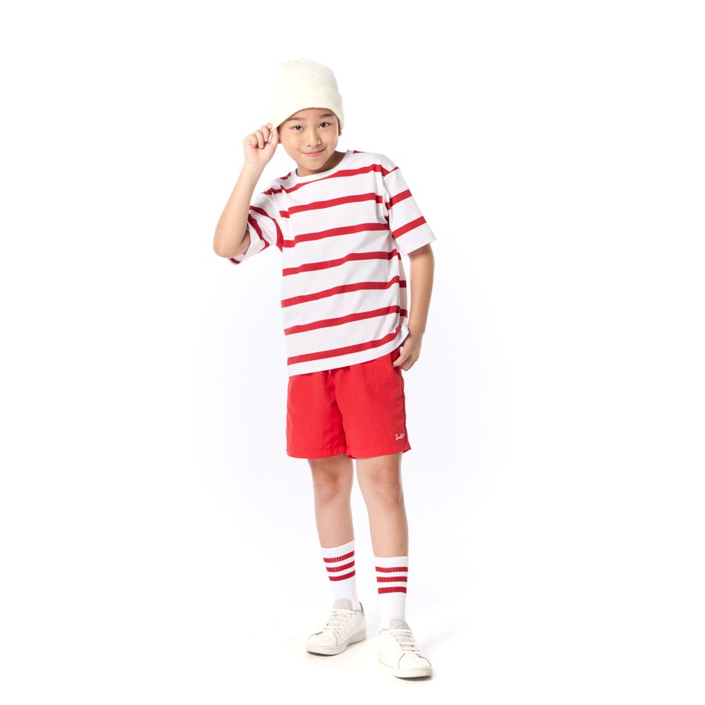 MESTYLE T-SHIRT STRIPE AIRLITE RED SIZE 5