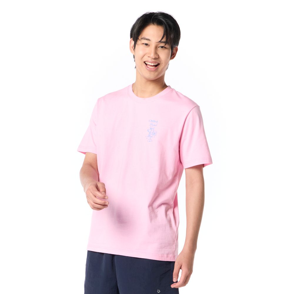 MESTYLE เสื้อยืดพิมพ์ สีชมพู ไซซ์ L