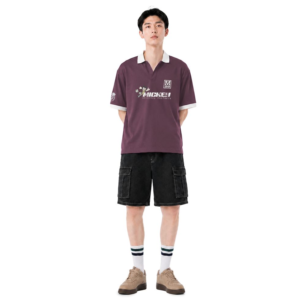 MESTYLE DISNEY POLO MICKEY PURPLE SIZE XL