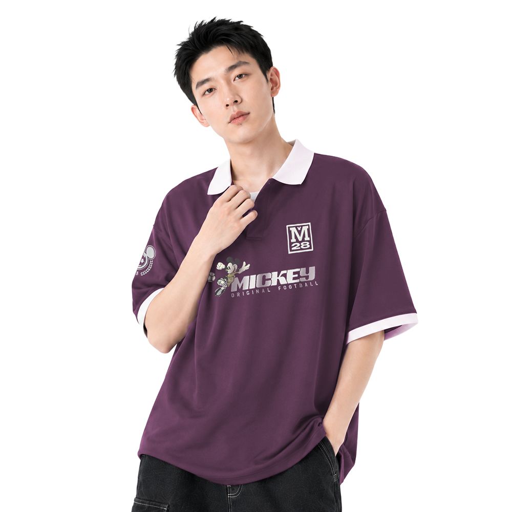 MESTYLE DISNEY เสื้อโปโล MICKEY สีม่วง ไซซ์ XL