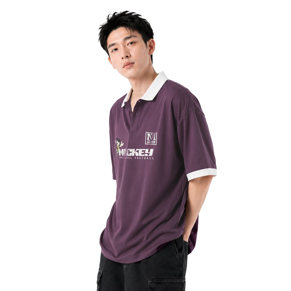 MESTYLE DISNEY เสื้อโปโล MICKEY สีม่วง ไซซ์ XL