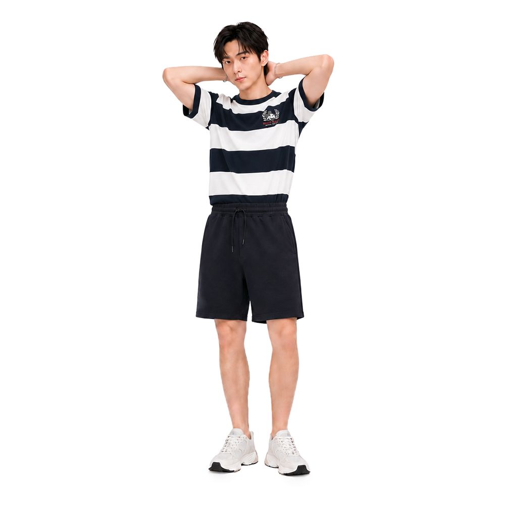 MESTYLE KNIT SHORTS SOLID BLACK SIZE L