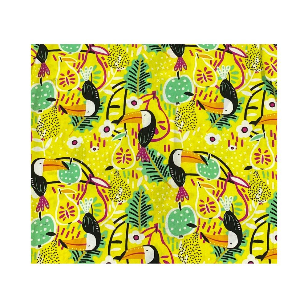 SPUN SET WITH PRINTED YELLOW SIZE 2