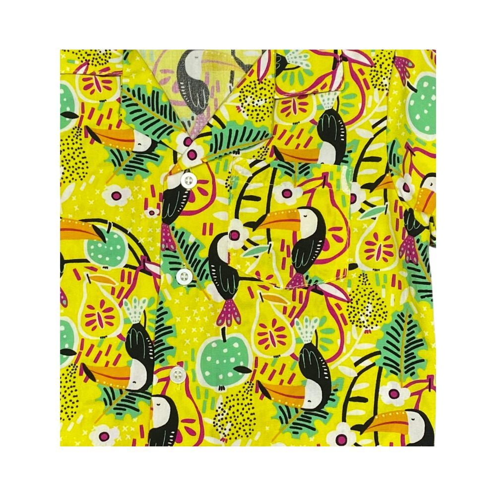 SPUN SET WITH PRINTED YELLOW SIZE 2