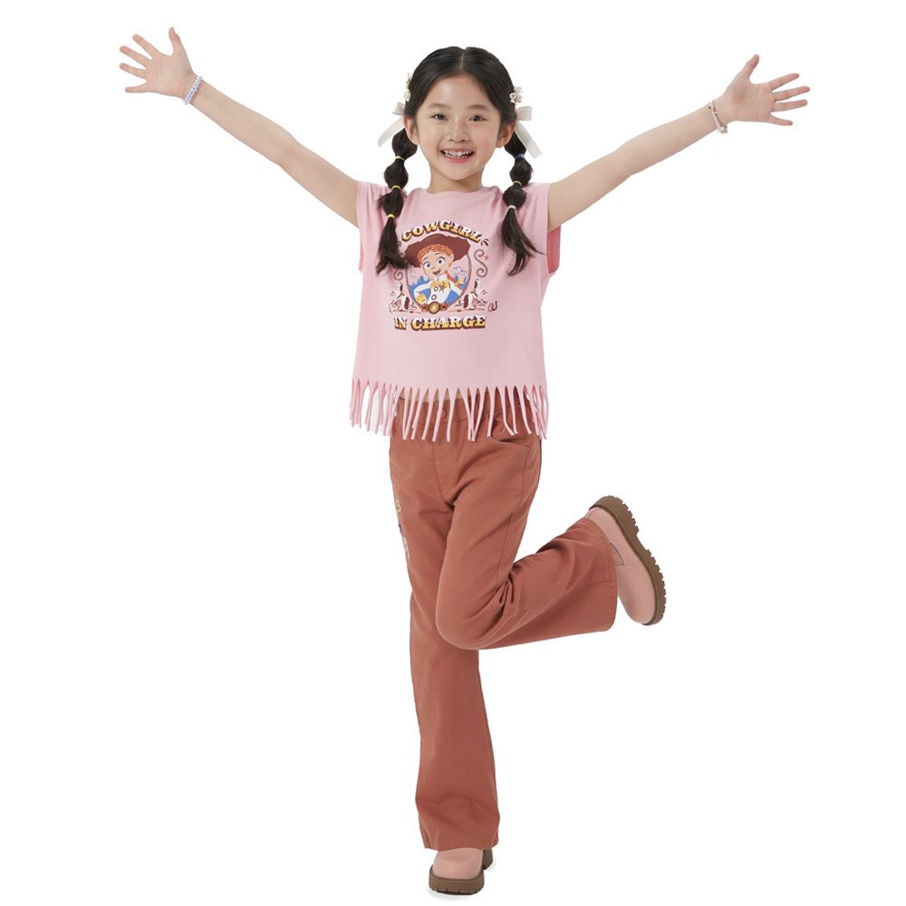 MESTYLE DISNEY เสื้อยืดพิมพ์ลาย TOY STORY สีชมพู ไซซ์ 7