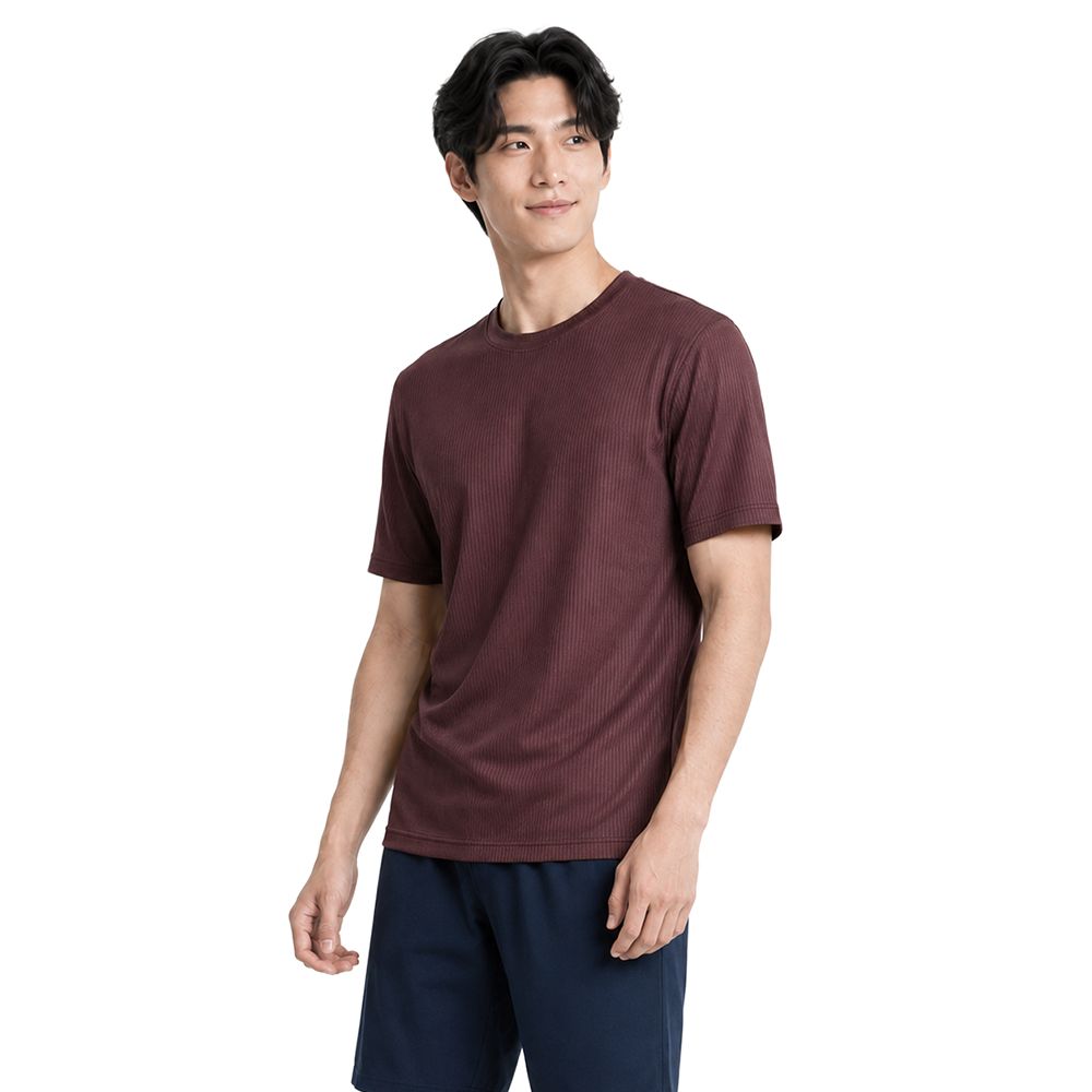 MESTYLE เสื้อกีฬาแขนสั้น สีแดง ไซซ์ L