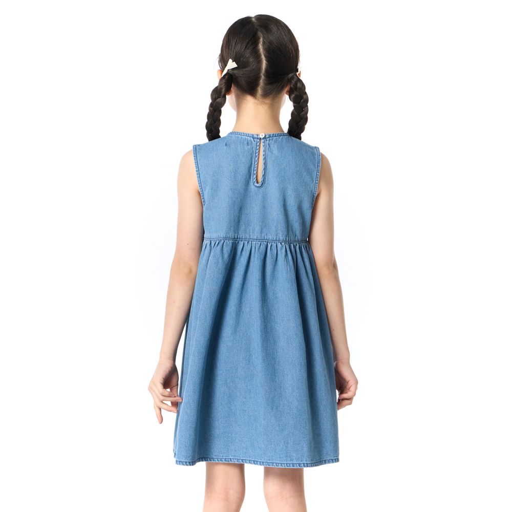 MESTYLE DENIM DRESS AT SEA MID DENIM BLUE SIZE 7