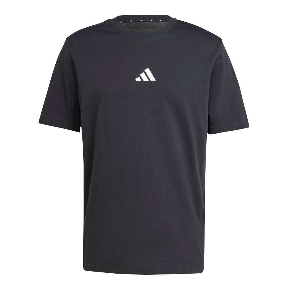ADIDAS T-SHIRT 3 STRIPE BLACK SIZE S