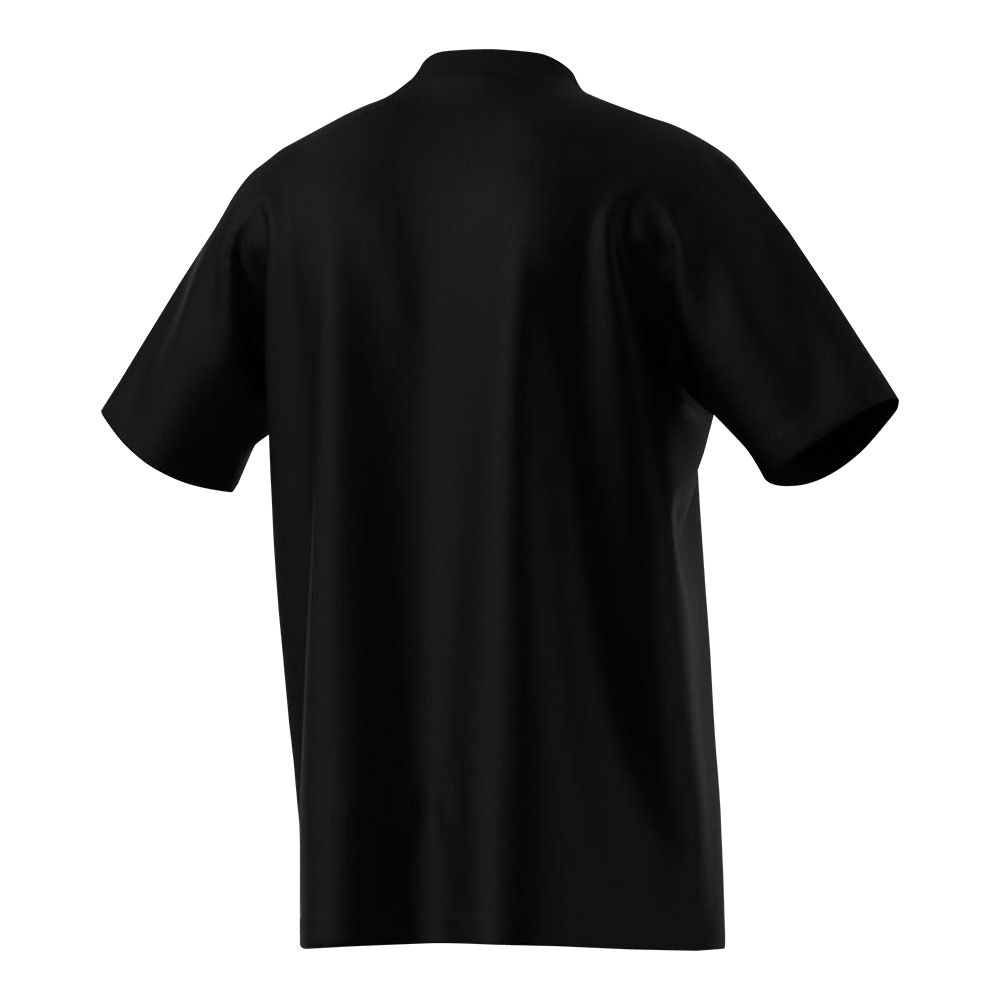 ADIDAS T-SHIRT 3 STRIPE BLACK SIZE S