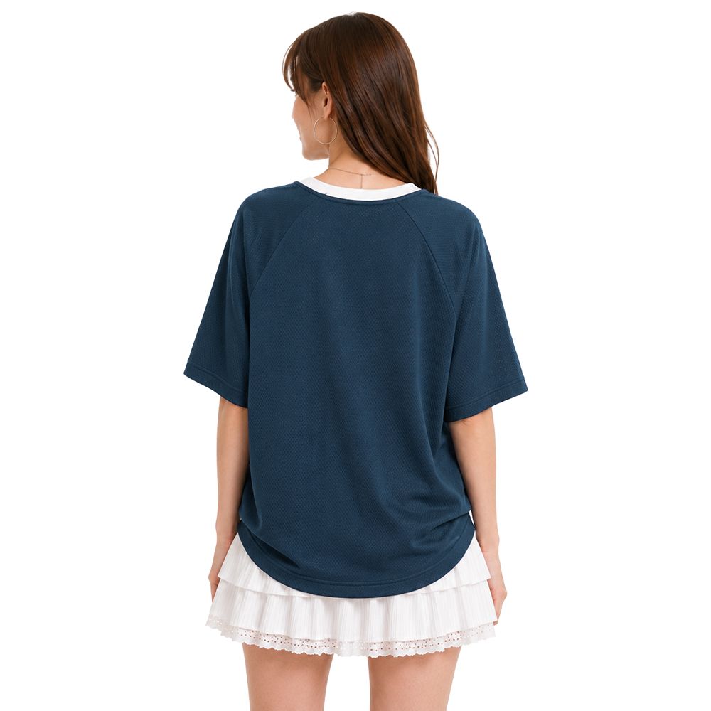 MESTYLE DISNEY เสื้อยืดกีฬา สีกรมท่า ไซซ์ S