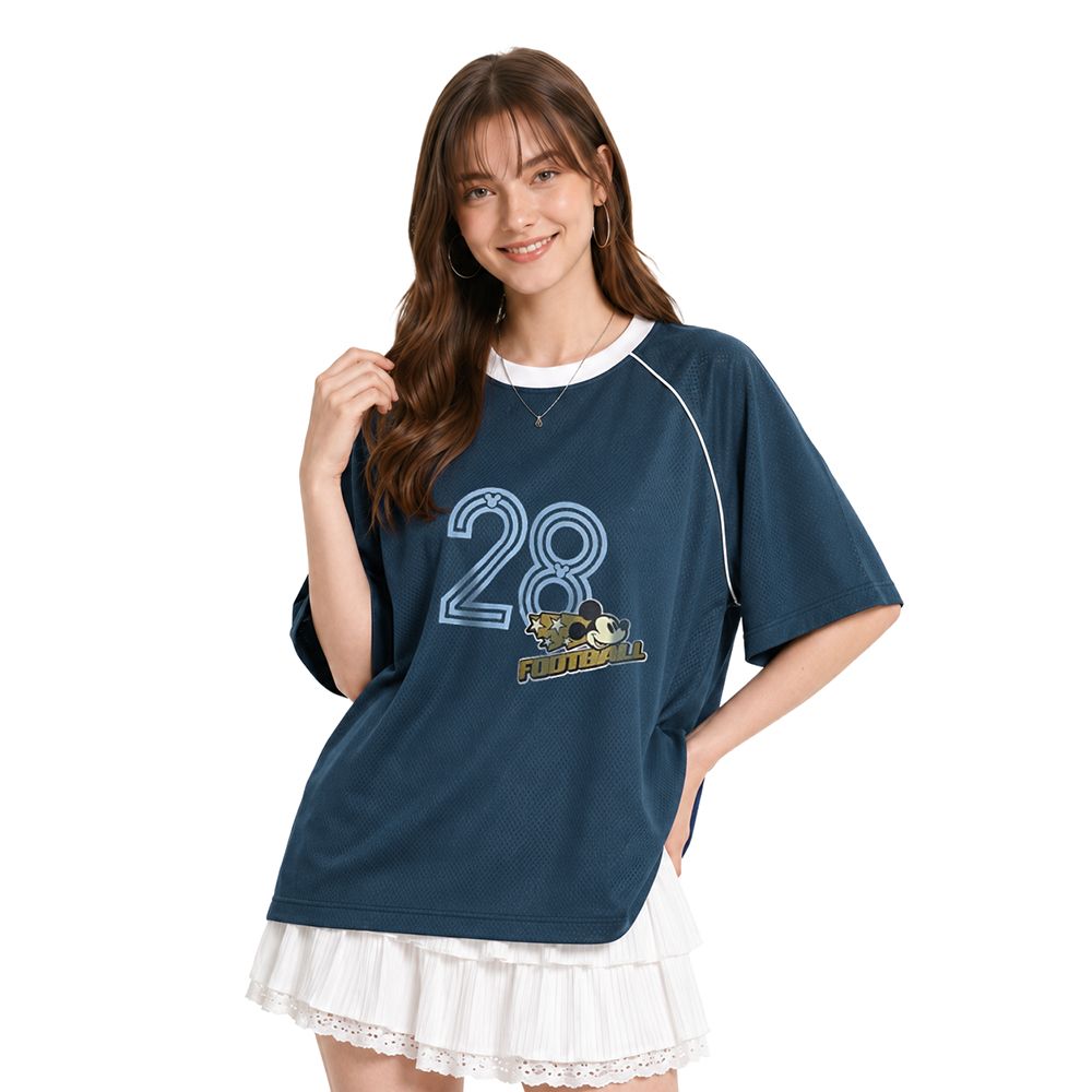 MESTYLE DISNEY เสื้อยืดกีฬา สีกรมท่า ไซซ์ M