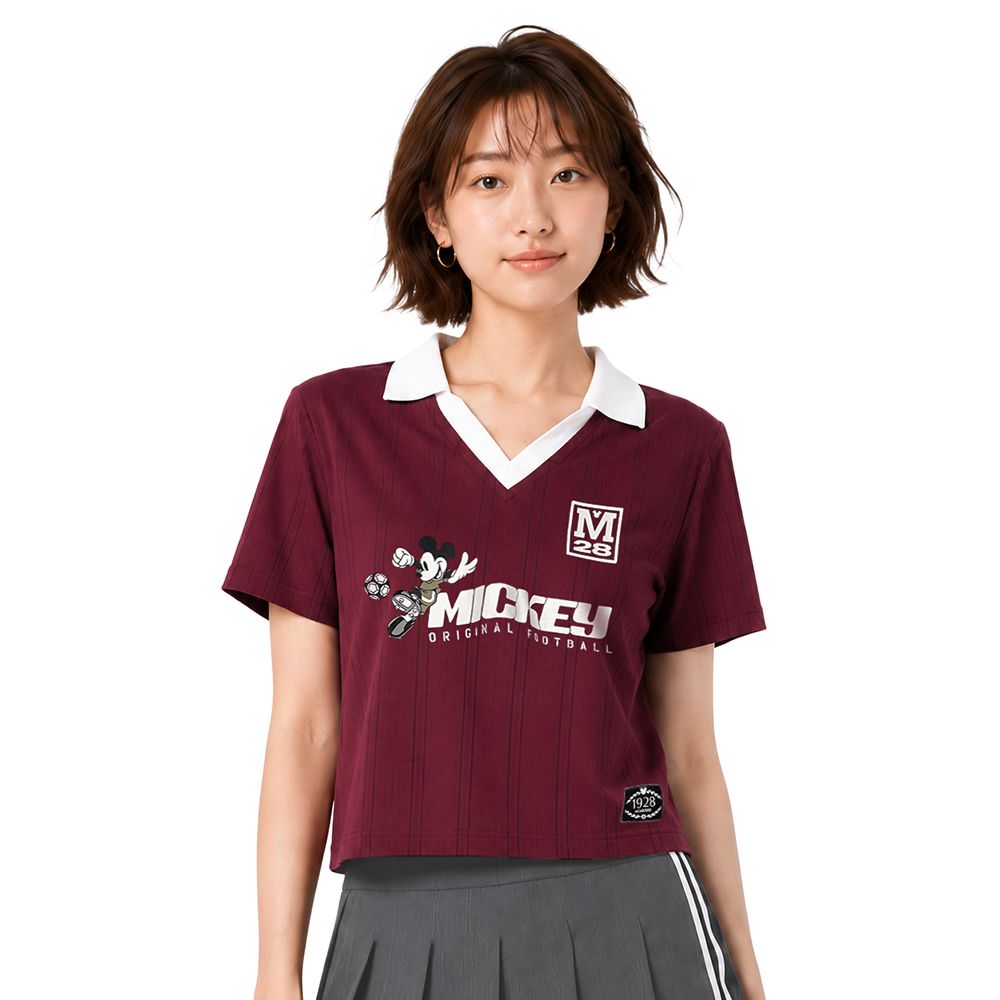 MESTYLE DISNEY เสื้อกีฬาโปโล สีแดง ไซซ์ L