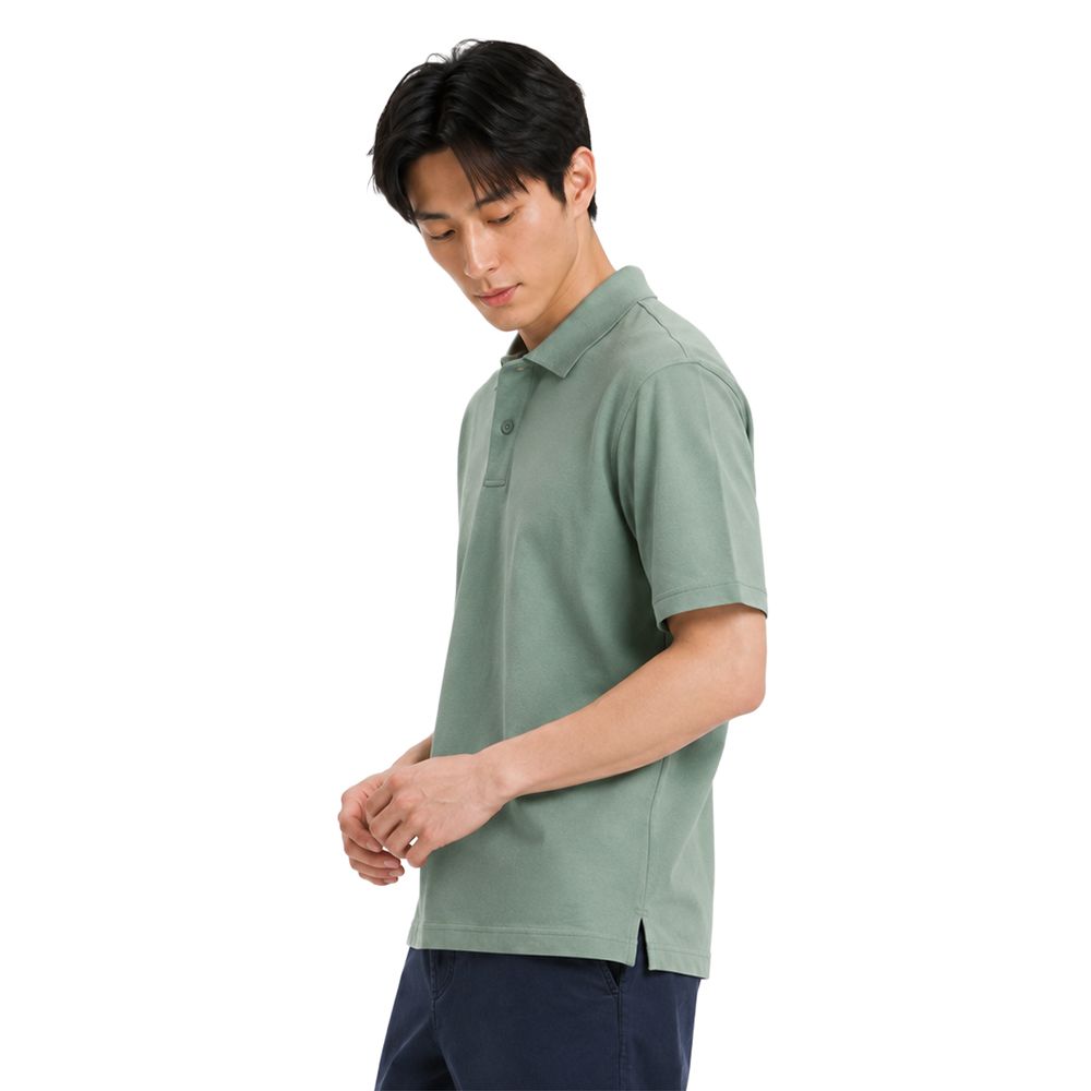 MESTYLE เสื้อโปโลแอริเท็กซ์ สีเขียว ไซซ์ S