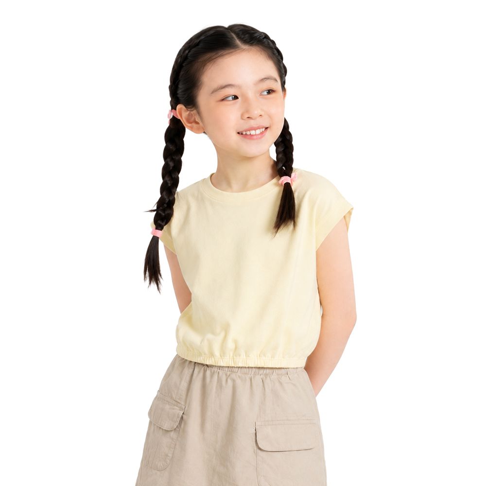 MESTYLE KNIT SPORT T-SHIRT YELLOW SIZE 7