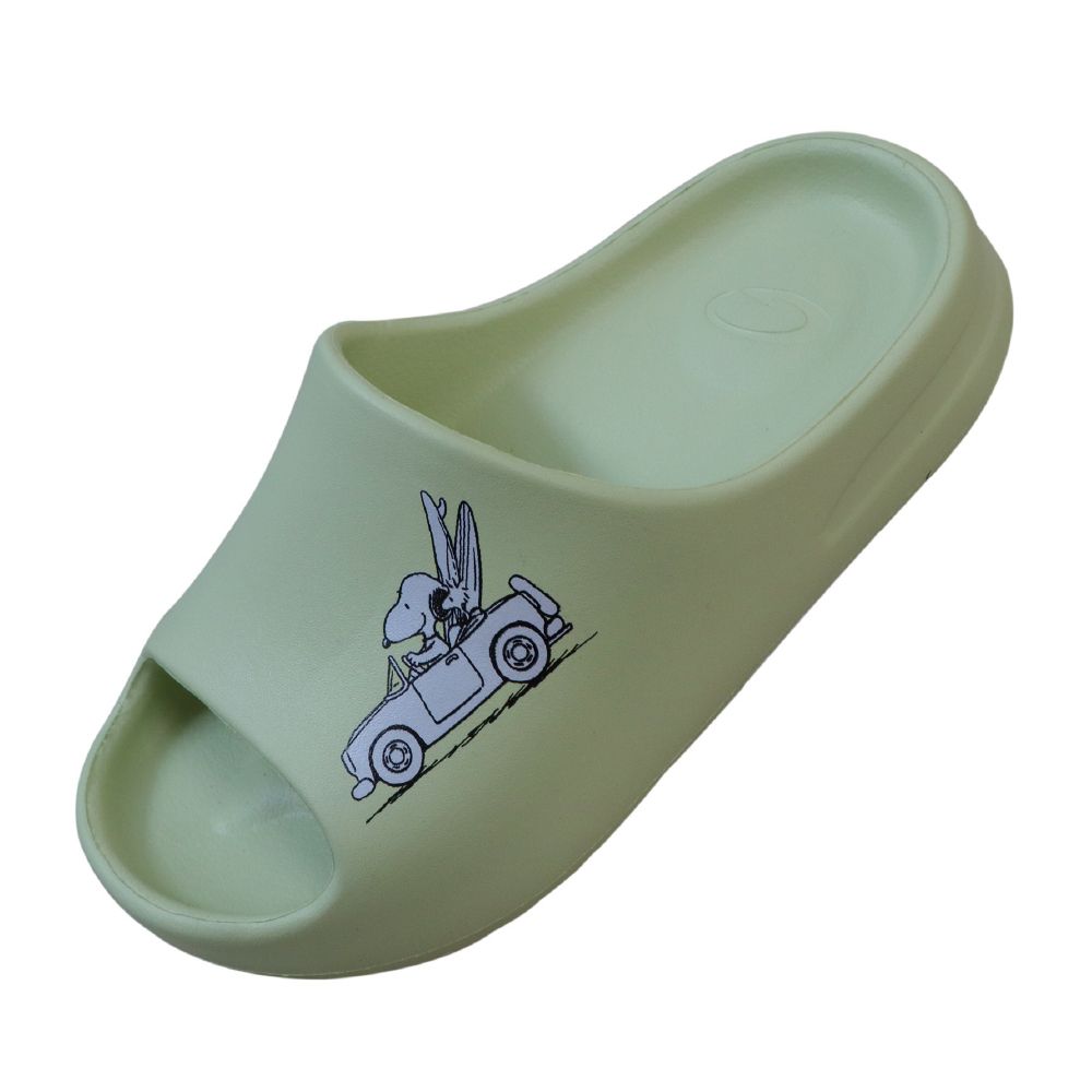 LOTUSS X GAMBOL SNOOPY SANDALS GREEN SIZE 33