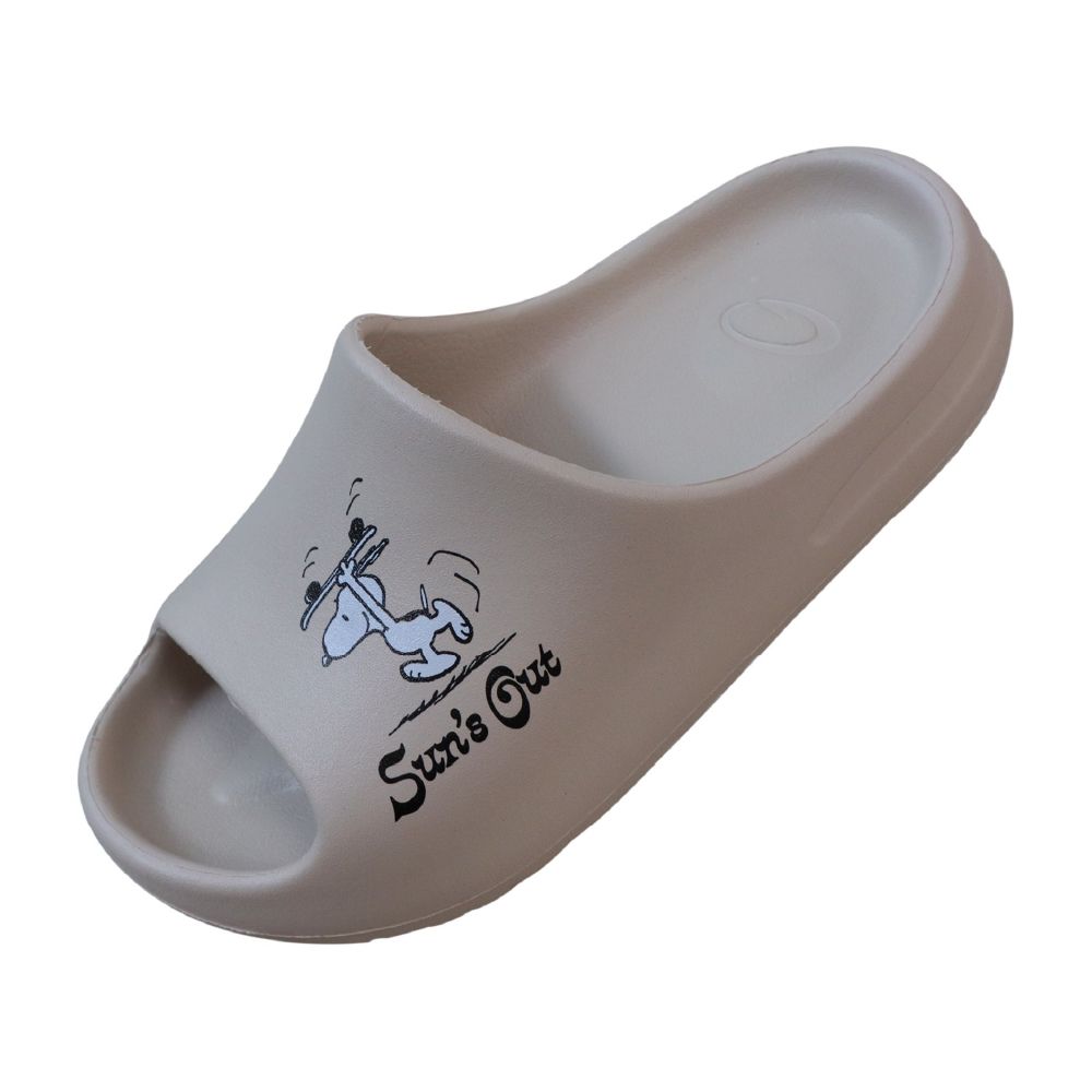 LOTUSS X GAMBOL รองเท้าแตะสวม SNOOPY สีครีม ไซซ์ 33