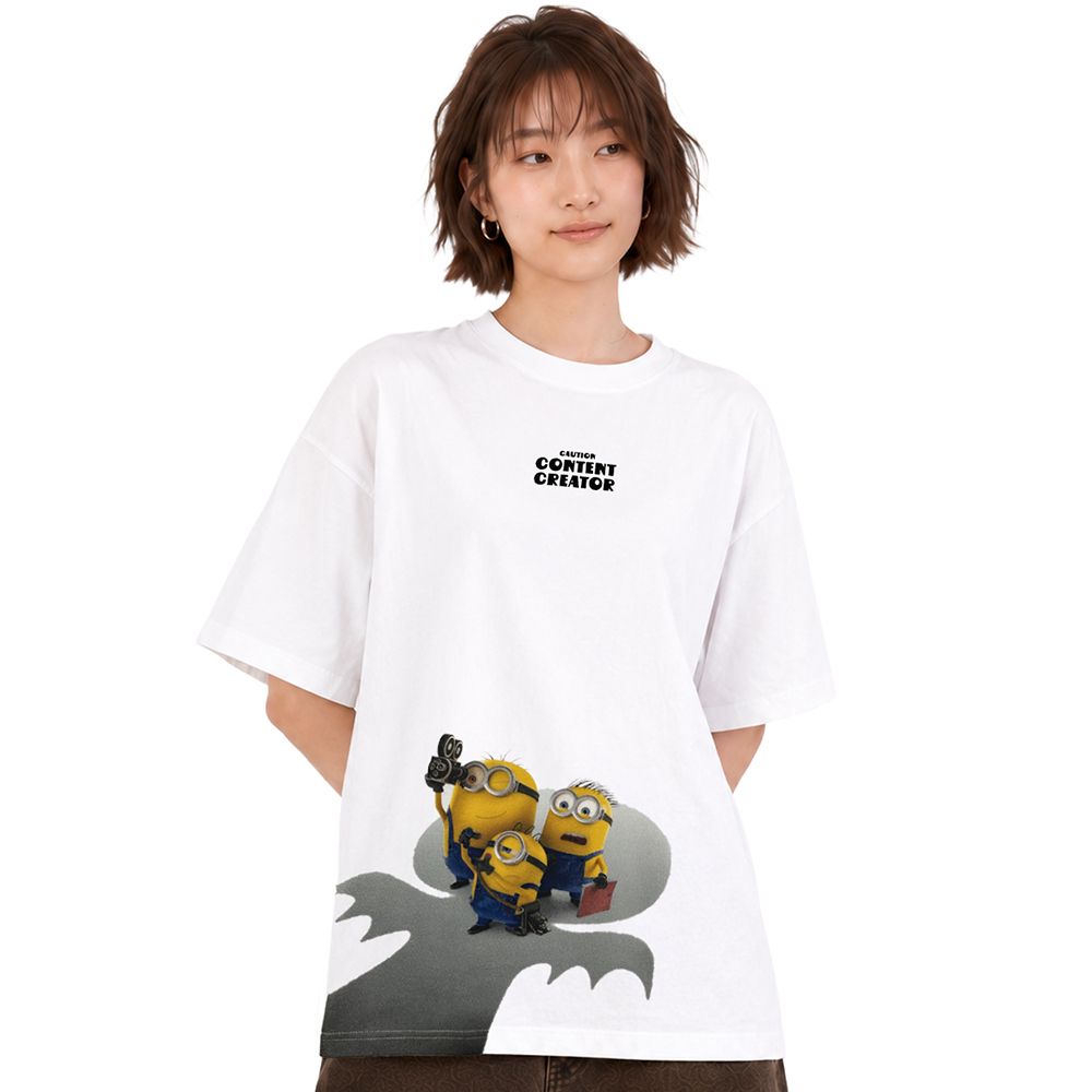 MESTYLE UNIVERSAL เสื้อยืด ลาย MINIONS สีขาว ไซซ์ S