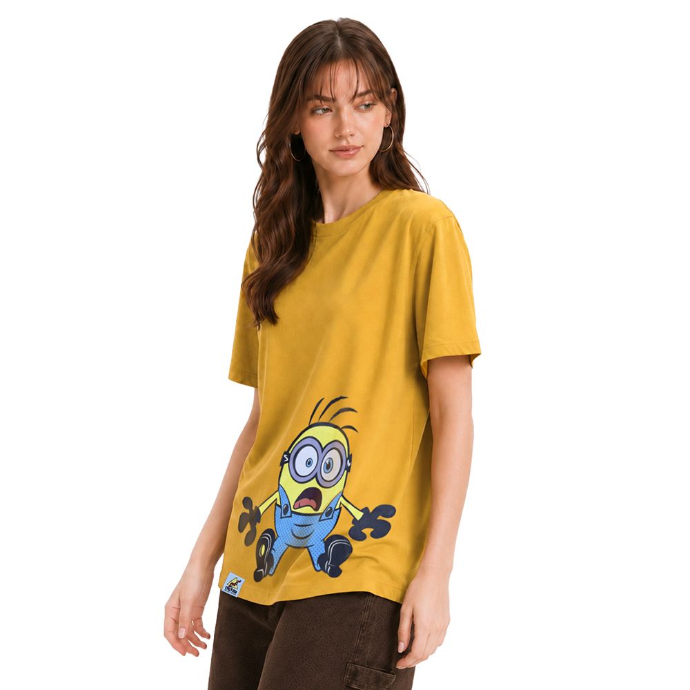 MESTYLE UNIVERSAL เสื้อยืด ลาย MINIONS สีเหลือง ไซซ์ XL