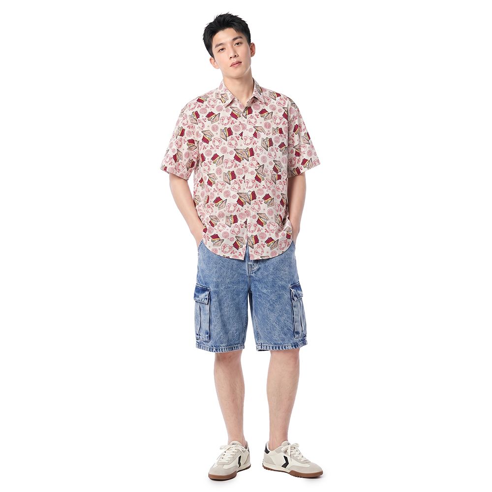 MESTYLE UNIVERSAL MINIONS SHORT-SLEEVE SHIRT BEIGE SIZE L