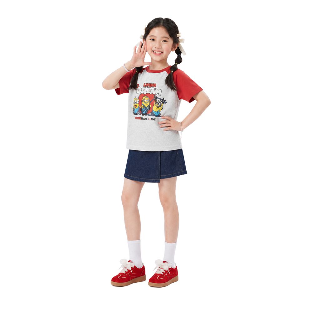 MESTYLE UNIVERSAL เสื้อยืดตัดต่อพิมพ์ MINIONS ไซซ์ 12