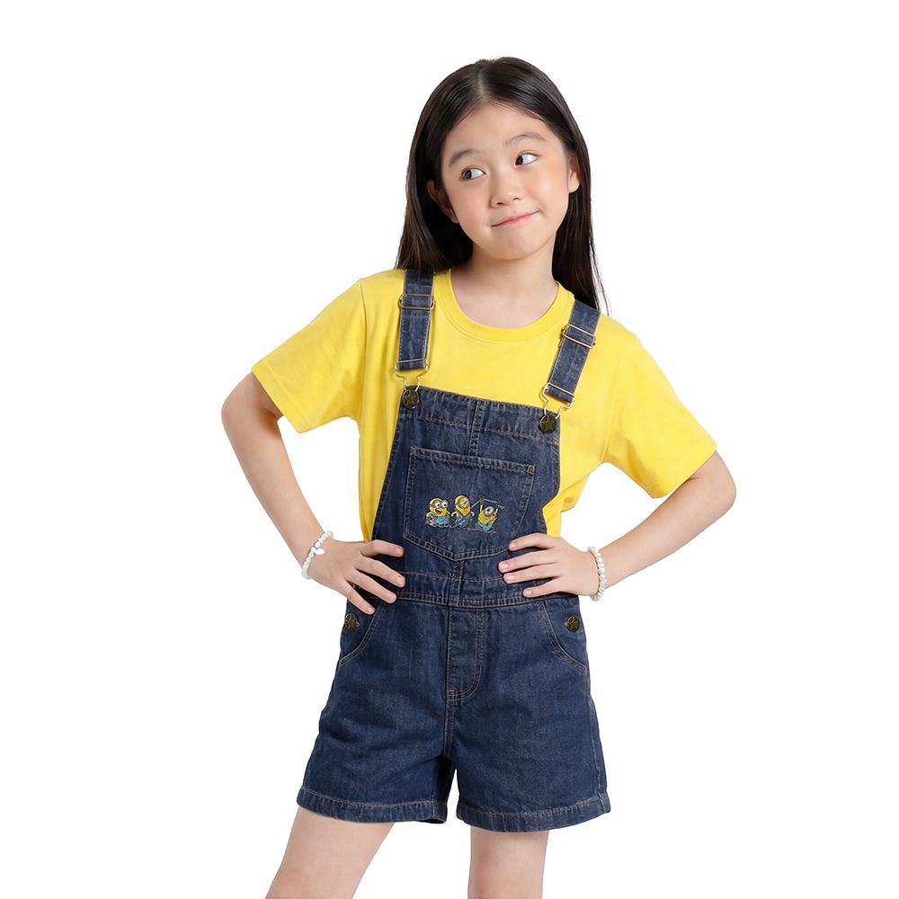MESTYLE UNIVERSAL DENIM OVERALL MINIONS DARK BLUE SIZE 9
