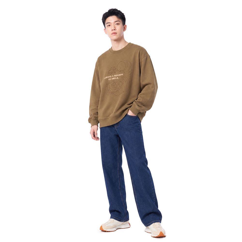 MESTYLE DISNEY CHESHIRE LONG SLEEVE T-SHIRT BROWN SIZE XL
