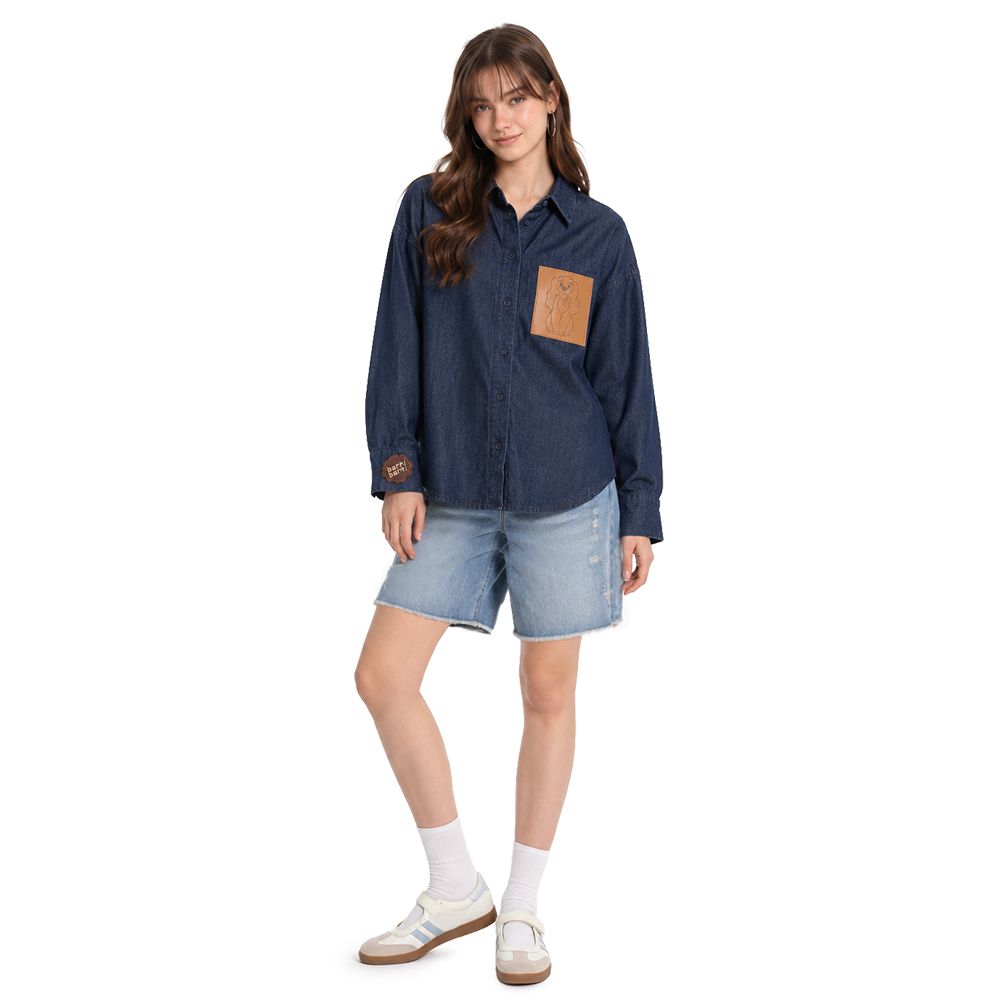 MESTYLE DISNEY DENIM SHIRT LADY TRAMP SIZE L