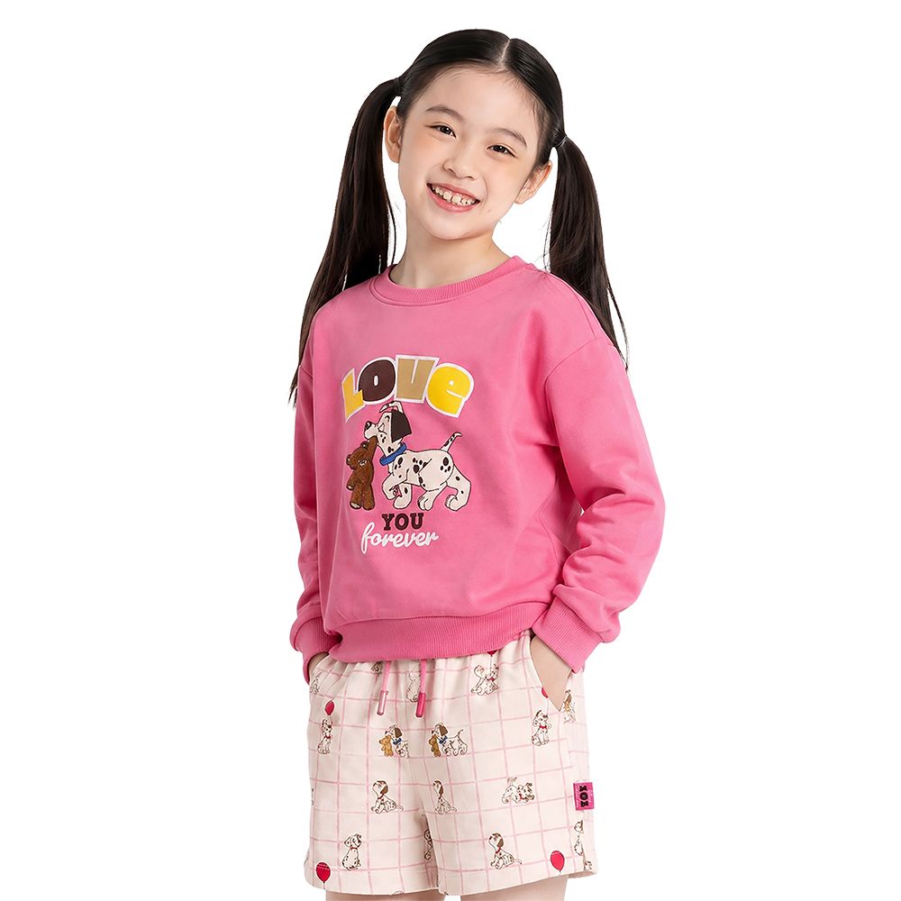 MESTYLE DISNEY เสื้อแขนยาวลาย DALMATIANS สีชมพูสด ไซซ์ 5