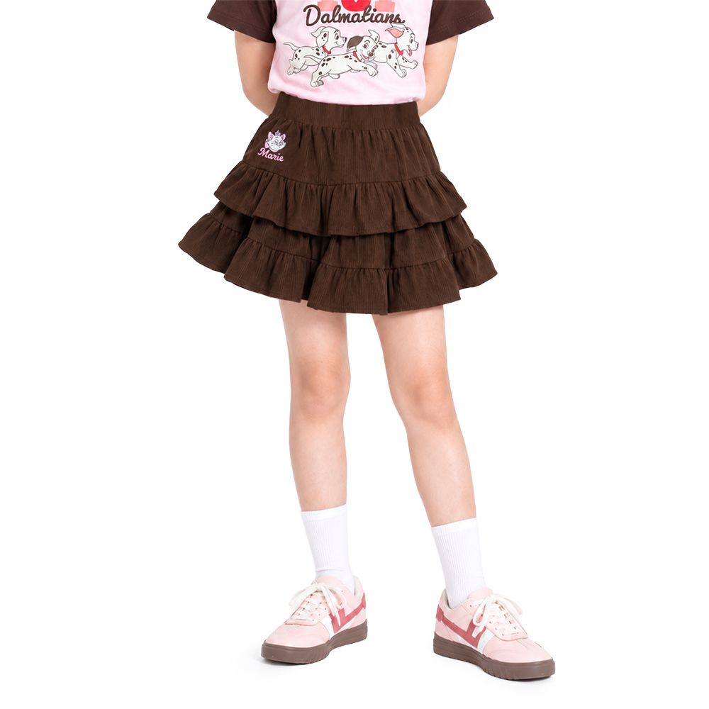 MESTYLE DISNEY กระโปรงระบาย MARIE สีน้ำตาล ไซซ์ 7