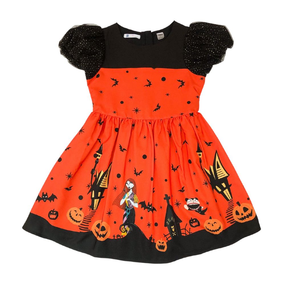 MESTYLE DISNEY HALLOWEEN DRESS NIGHTMARE ORANGE SIZE 5