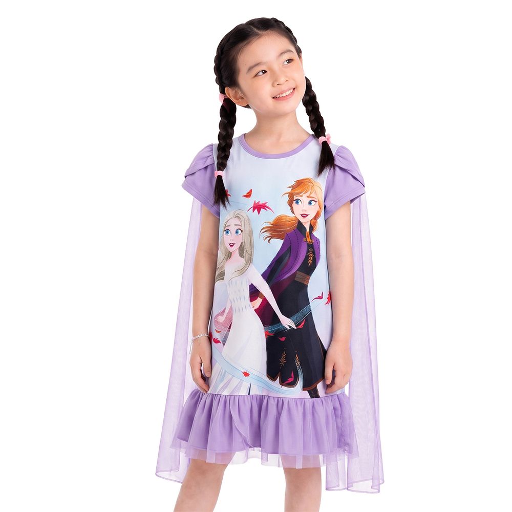 MESTYLE DISNEY PRINTED DRESS FROZEN PURPLE SIZE 5
