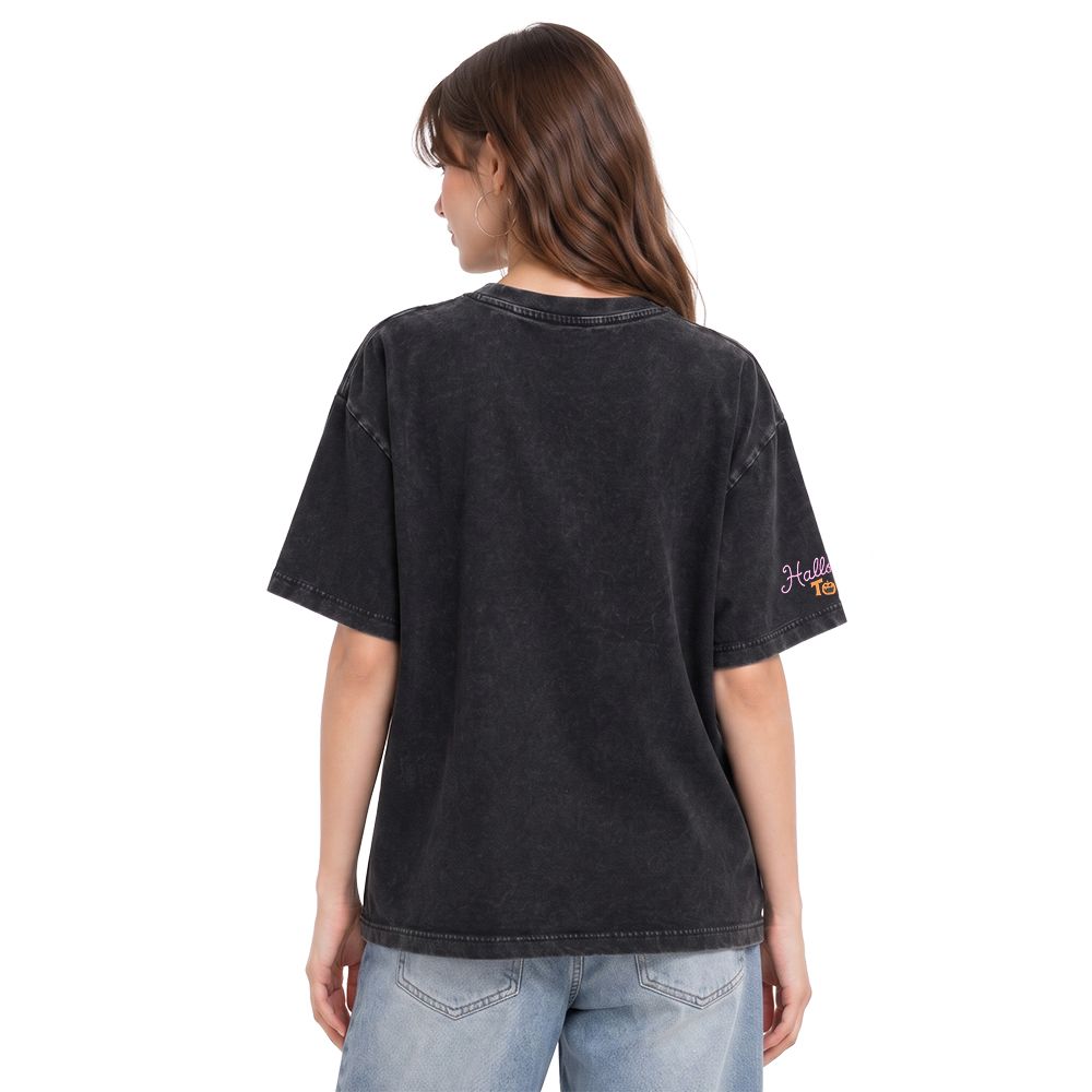 MESTYLE DISNEY เสื้อยืดฮาโลวีน สีดำ ไซซ์ L