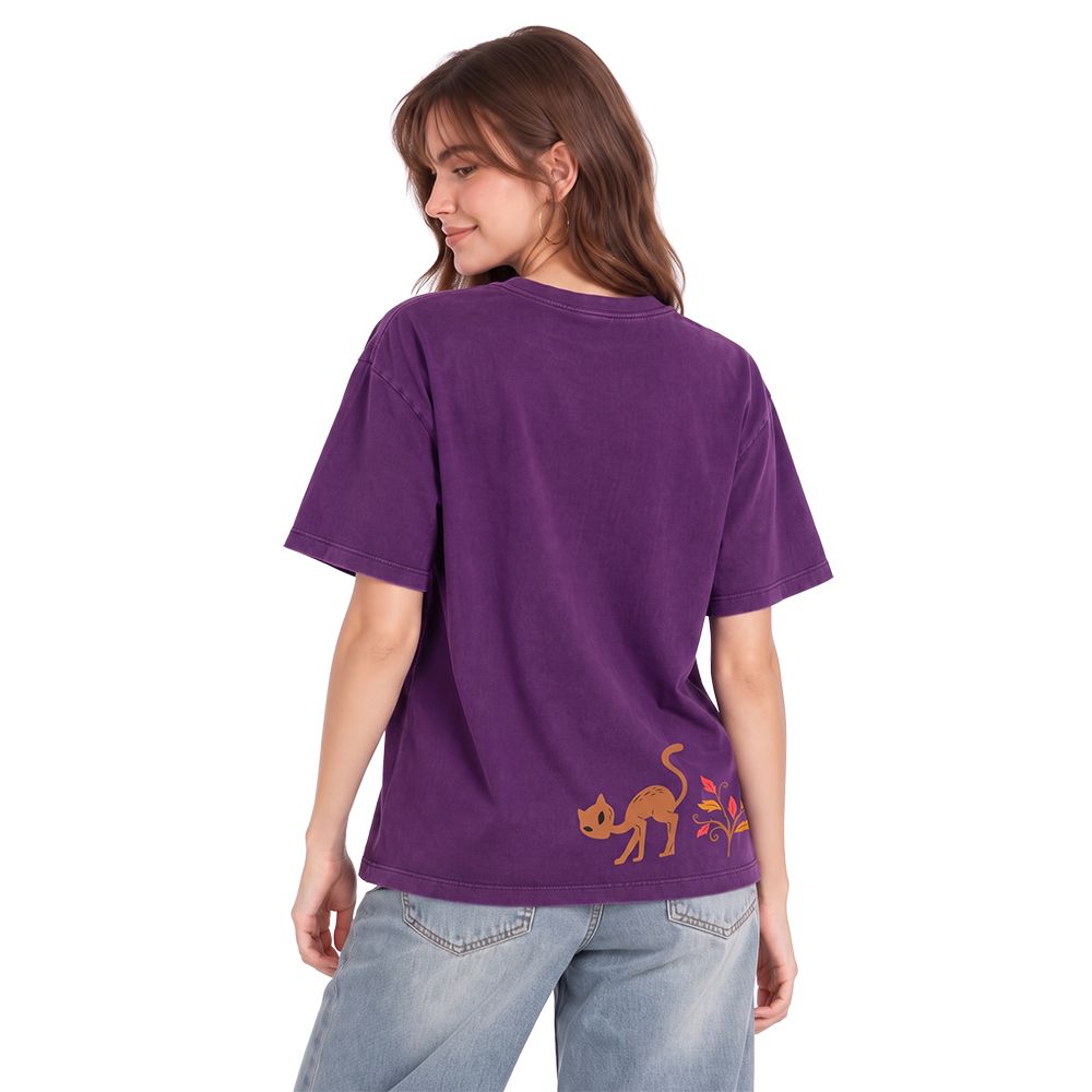 MESTYLE DISNEY เสื้อยืดฮาโลวีน สีม่วง ไซซ์ L