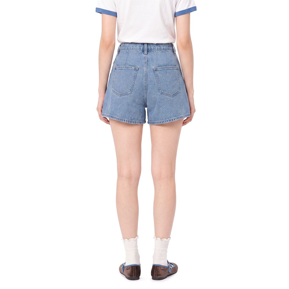 MESTYLE กางเกงยีนส์ขาสั้น ALICE สียีนส์อ่อน ไซซ์ XL