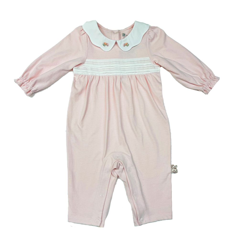 MESTYLE LS KNIT ROMPER COUNTRY CALLING PINK SIZE 12-18